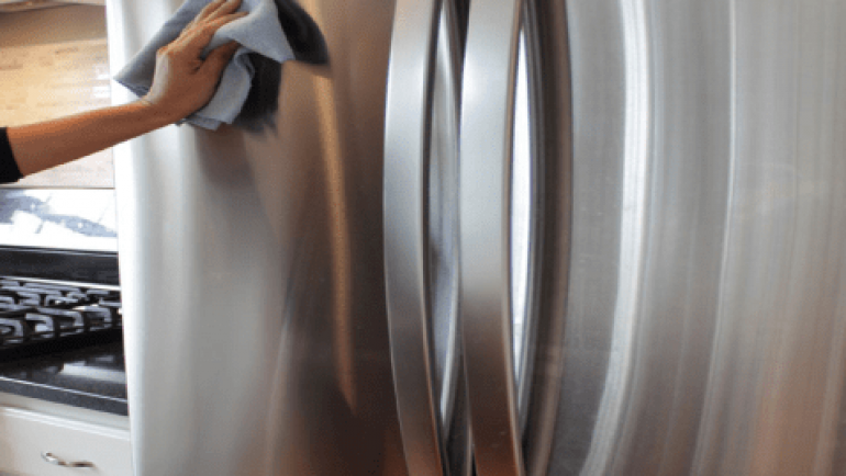 Have stainless steel appliances? Now you can clean them naturally!